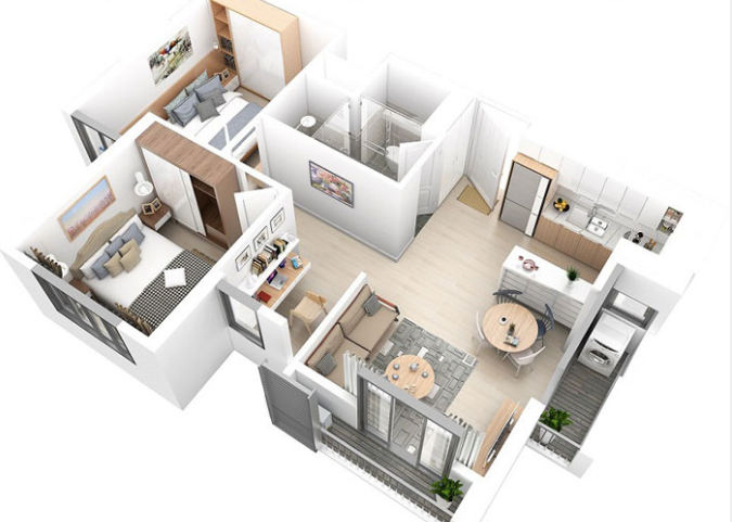 Làm thế nào có thể thiết kế nội thất chung cư đơn giản 3