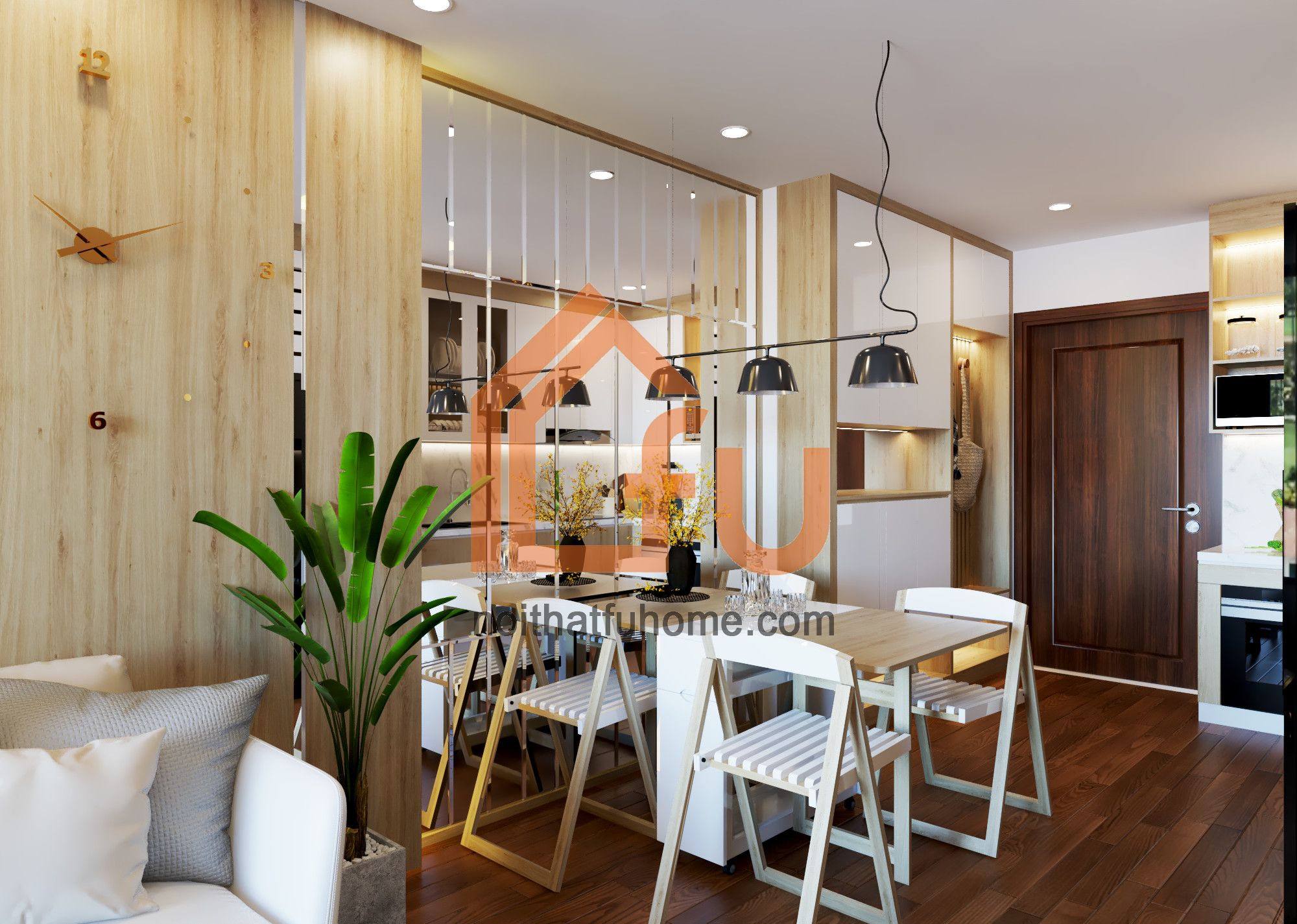 Thiết kế nội thất chung cư giá rẻ – Tiết kiệm mà vẫn đủ công năng cần thiết