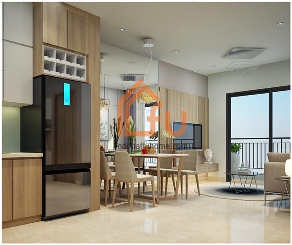 Thiết kế thi công nội thất căn hộ chị Khuyên tại Vinhomes Ocean Park Long Biên