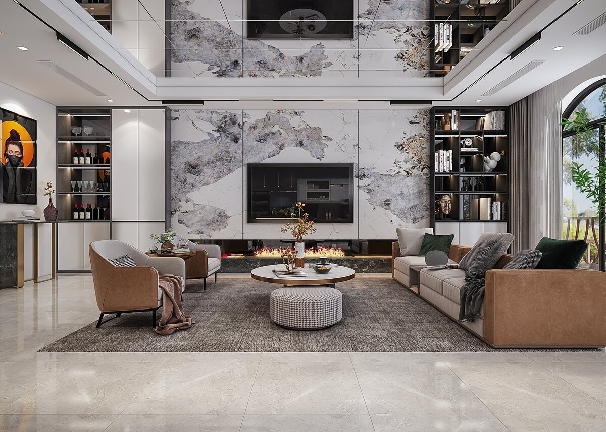 Thiết kế thi công nội thất biệt thự