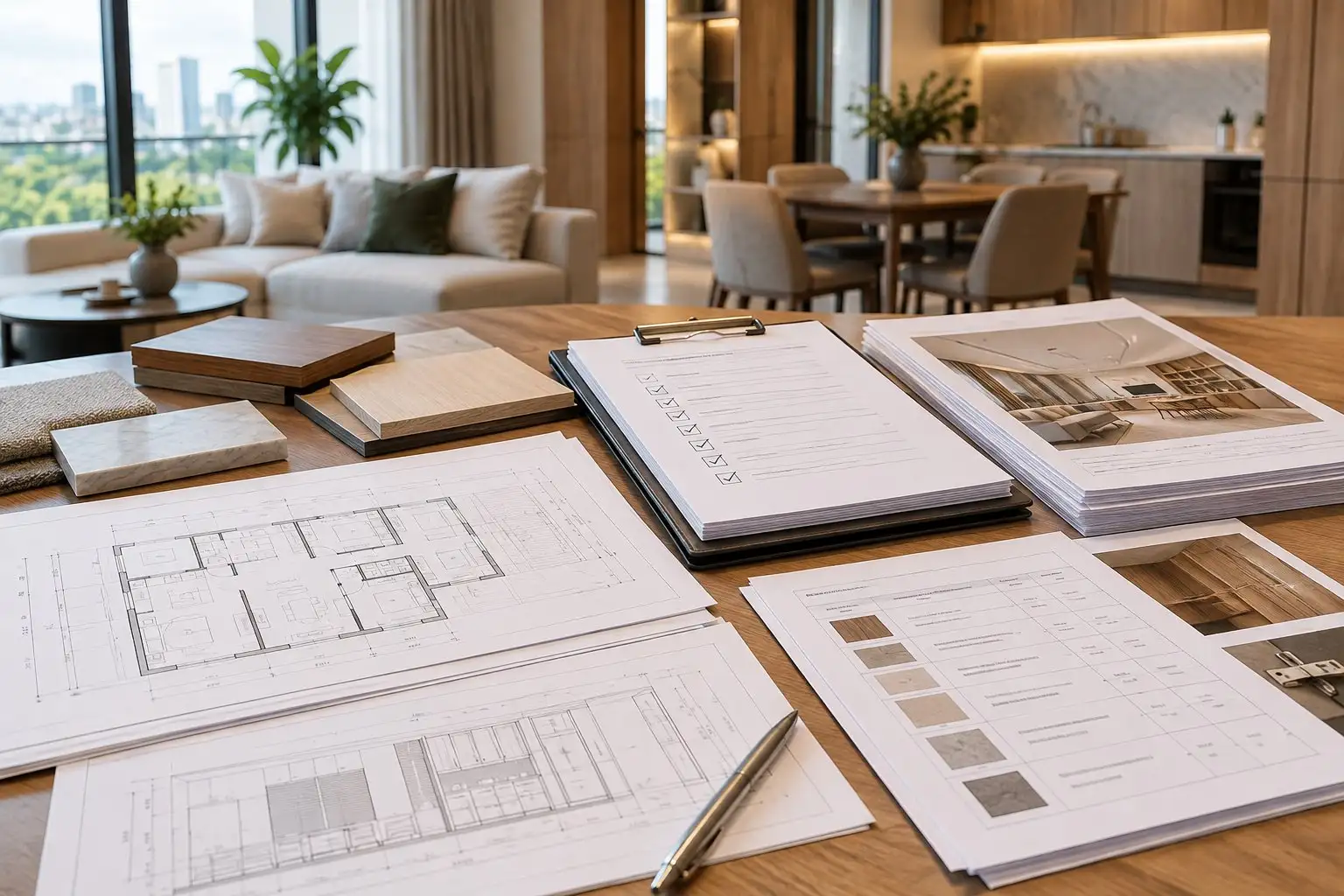 Hồ sơ hoàn công nội thất gồm gì? Checklist bàn giao