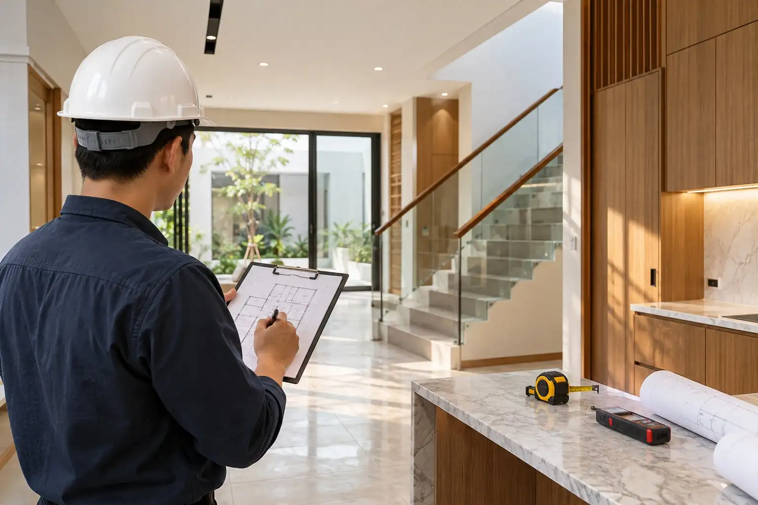 Khảo sát hiện trạng nội thất nhà phố: Checklist