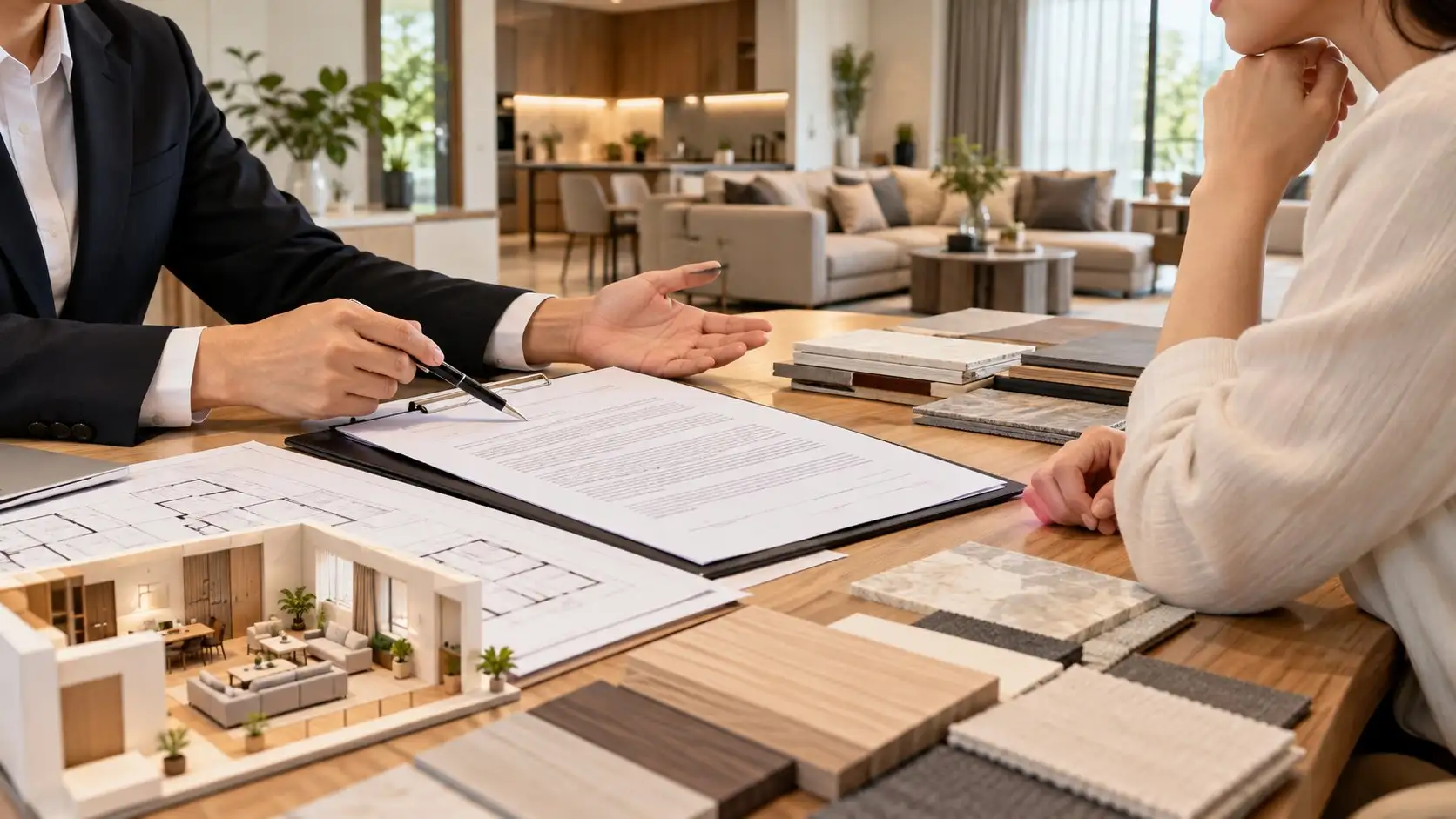 Hợp đồng thi công nội thất trọn gói: Cách kiểm tra